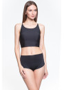TOP LE JOURNAL INTIME "INVISIBLE" CROP TOP (BLACK) Le Journal IN-TP-CR